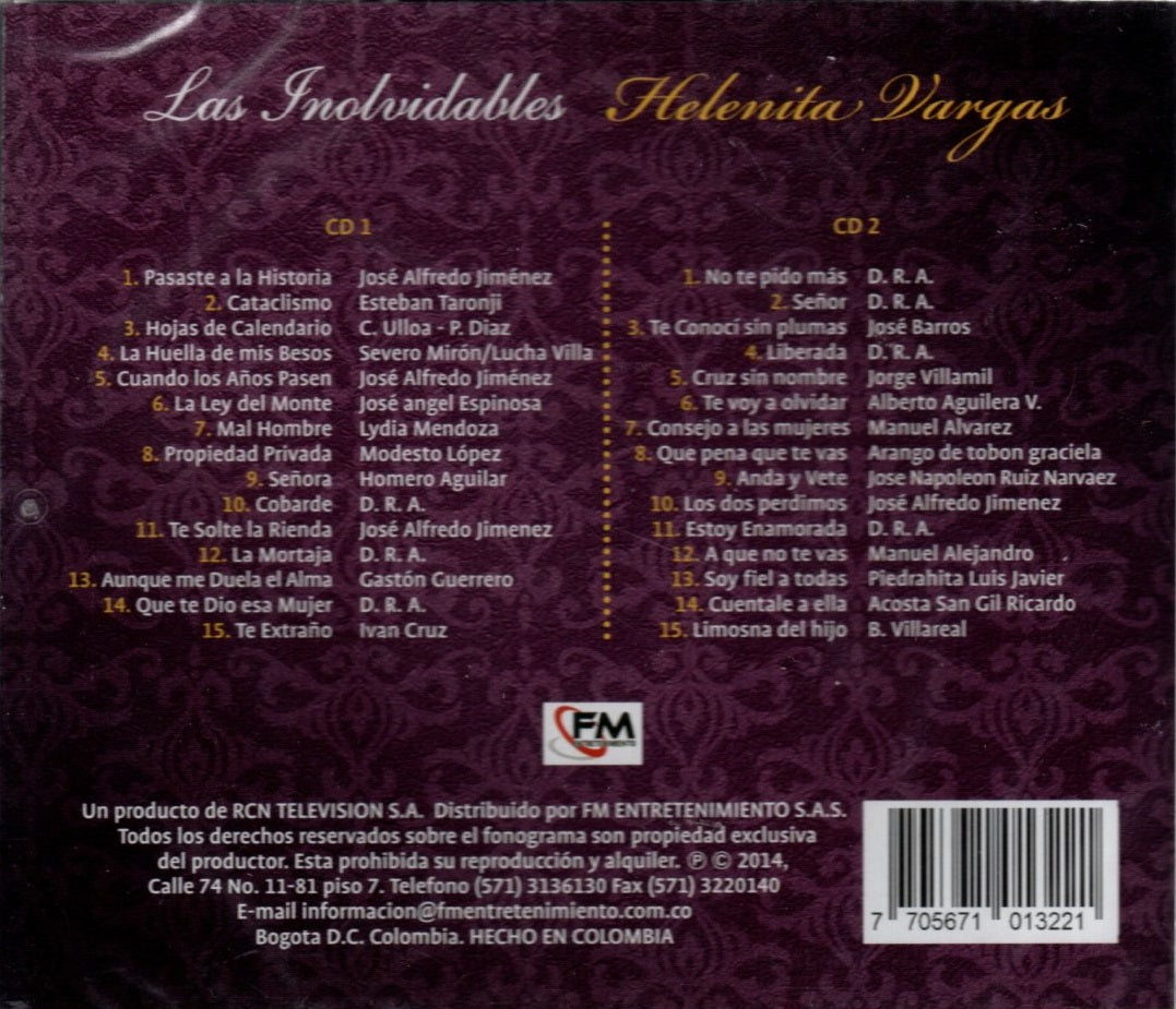 CDX2 Helenita Vargas - Los Inolvidables
