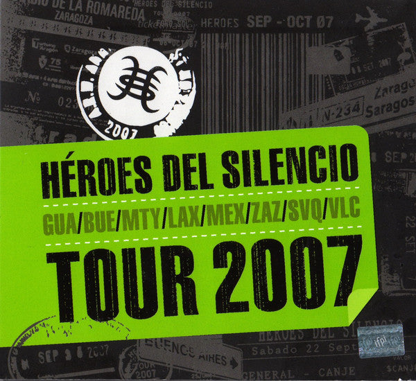CD X2 Héroes Del Silencio – Tour 2007