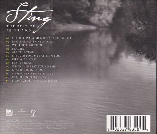 CD Sting – The Best Of 25 Years