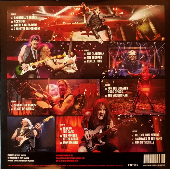 LP X3 Iron Maiden – Nights Of The Dead, Legacy Of The Beast Live In Mexico City