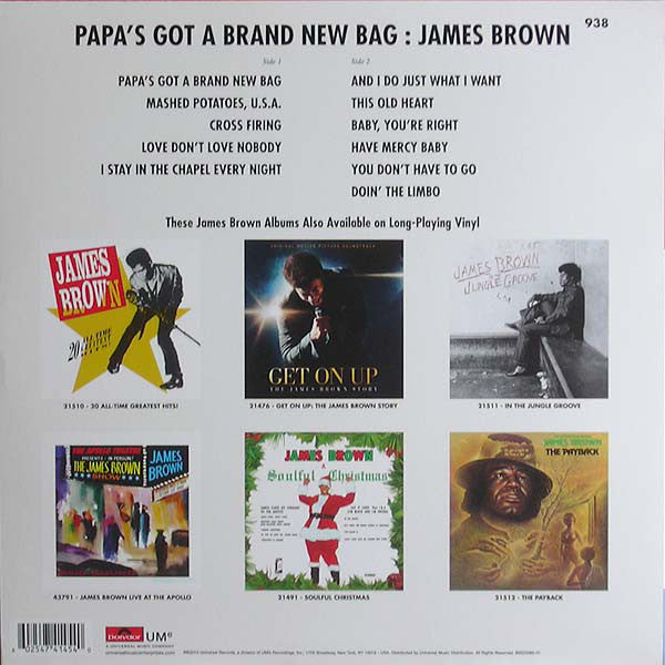 LP James Brown – Papa's Got A Brand New Bag