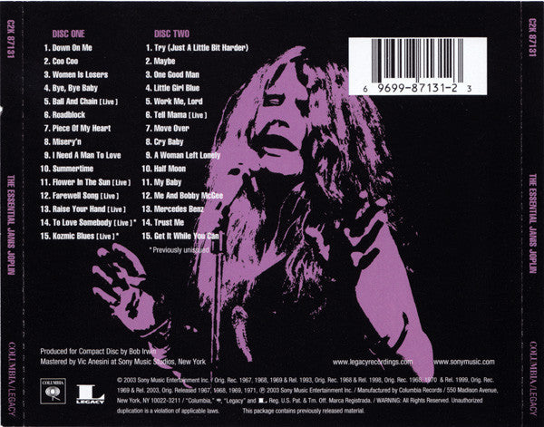 CDX2 Janis Joplin – The Essential Janis Joplin