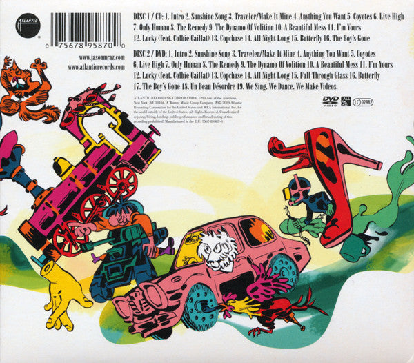 CD + DVD Jason Mraz – Jason Mraz's Beautiful Mess - Live On Earth