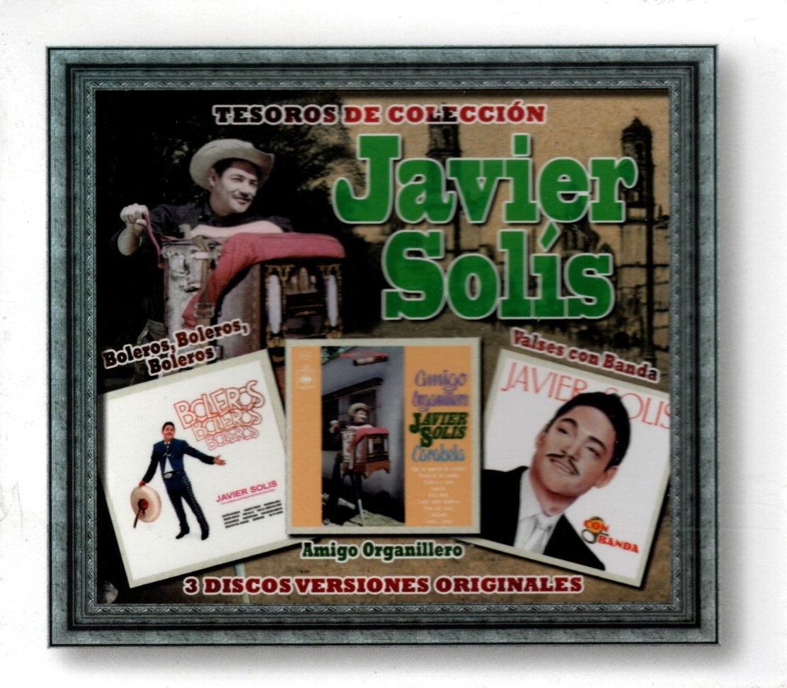 CD X3 Javier Solis -Tesoros De Colección