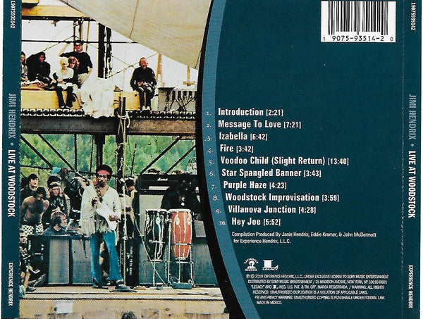 CD Jimi Hendrix – Live At Woodstock
