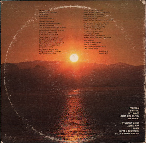 LP Jimi Hendrix – The Cry Of Love