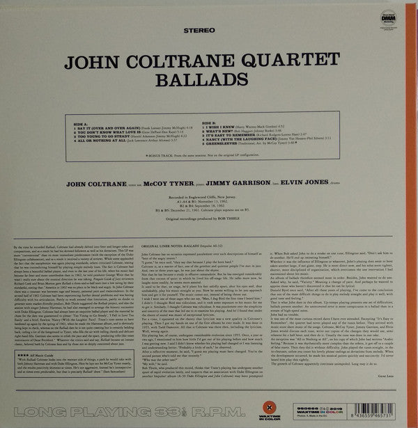 LP John Coltrane Quartet* – Ballads