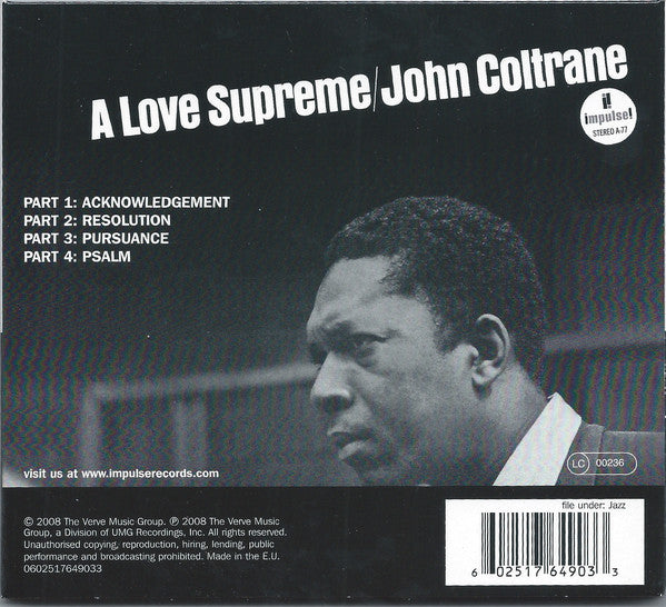 CD John Coltrane – A Love Supreme