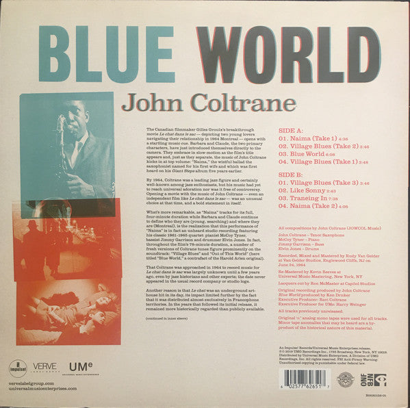 LP John Coltrane – Blue World