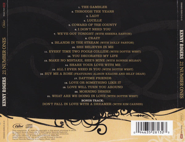 CD Kenny Rogers – 21 Number Ones
