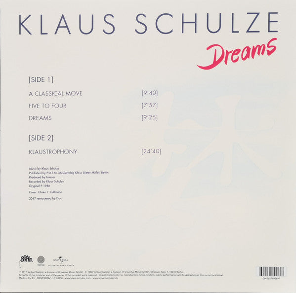 LP Klaus Schulze – Dreams