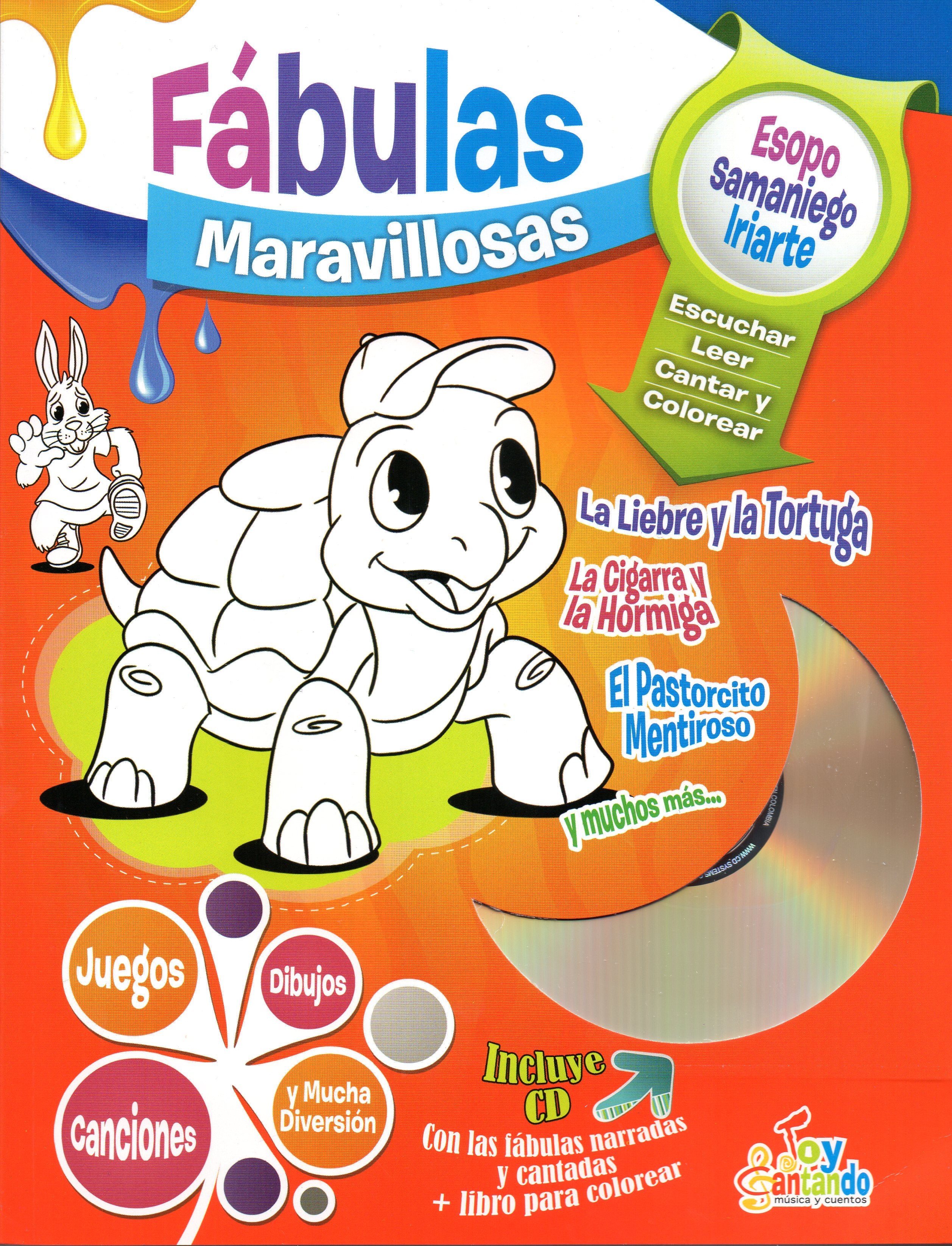 Libro Fábulas maravillosas - Incluye CD - Toy cantando