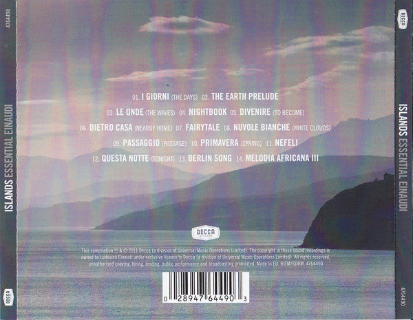 CD Ludovico Einaudi – Islands - Essential Einaudi