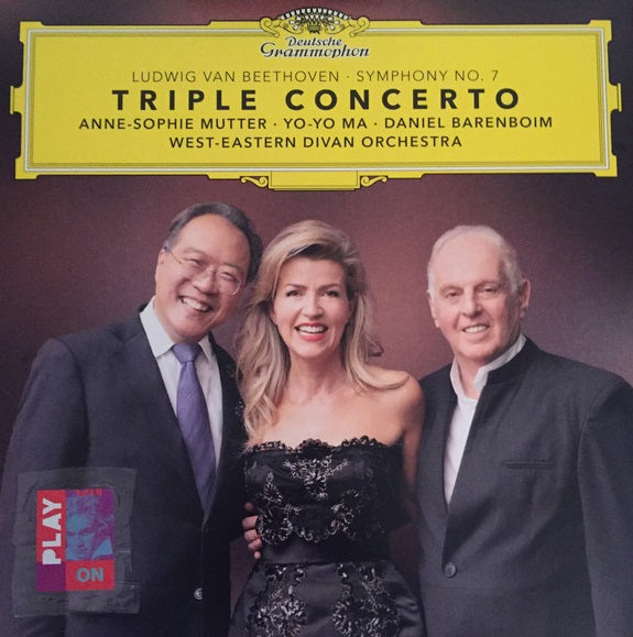 LP X2 Ludwig van Beethoven, Daniel Barenboim, Yo-Yo Ma, Anne-Sophie Mutter, West-Eastern Divan Orchestra – Triple Concerto, Symphony No. 7