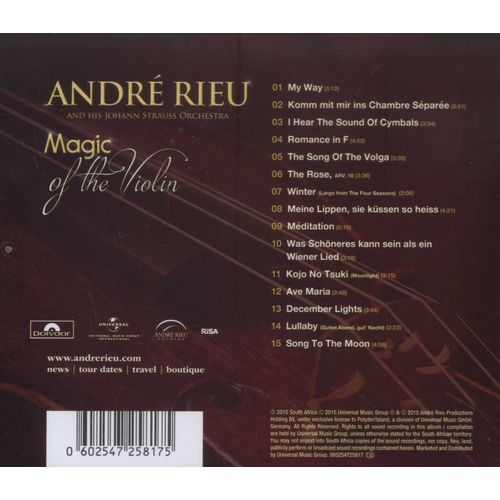 CD André Rieu And His Johann Strauss Orchestra – Magic Of The Violin