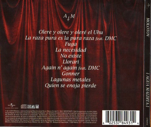 CD Molotov – Agua Maldita