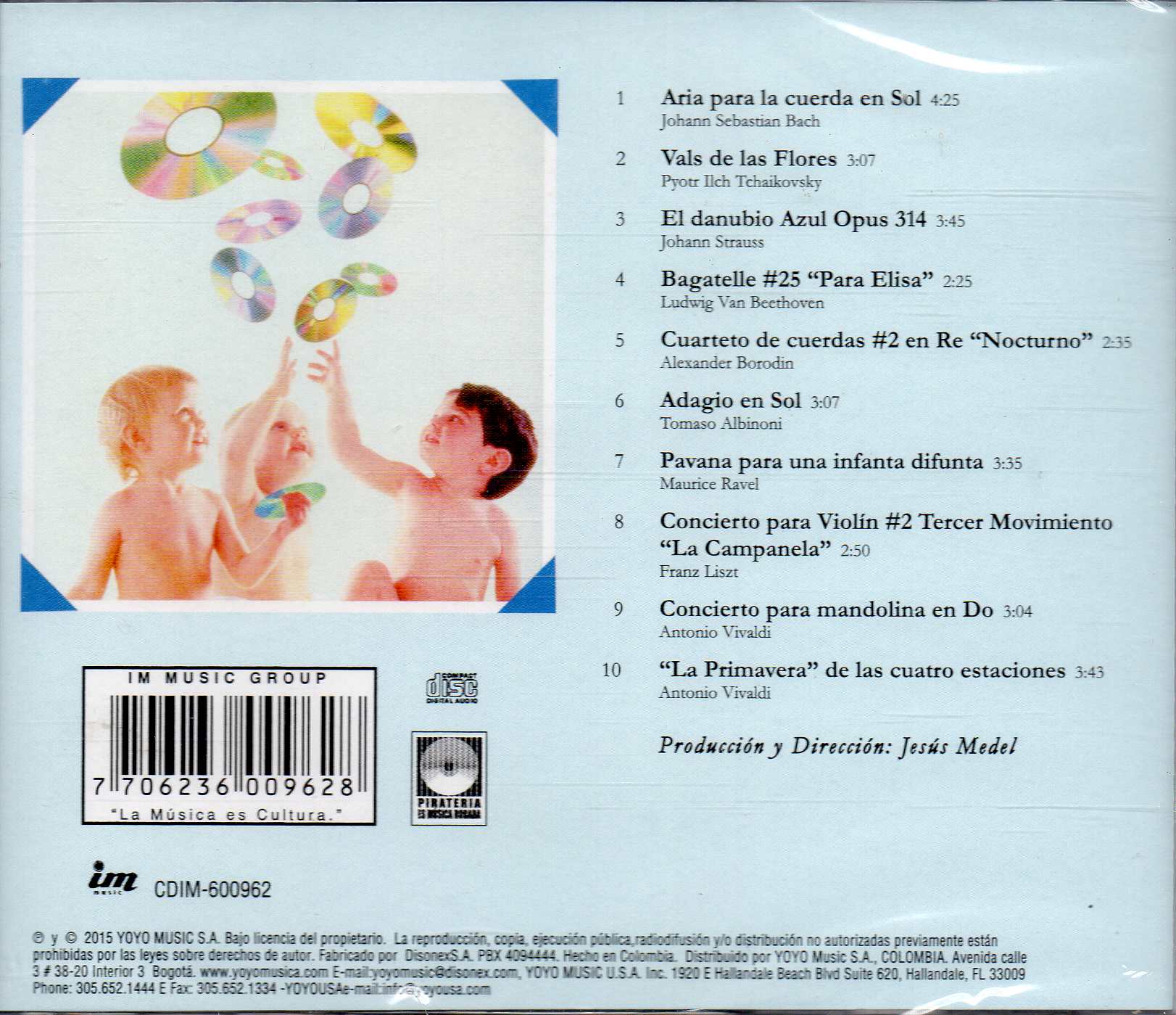 CD Música para Bebes - Clásicas