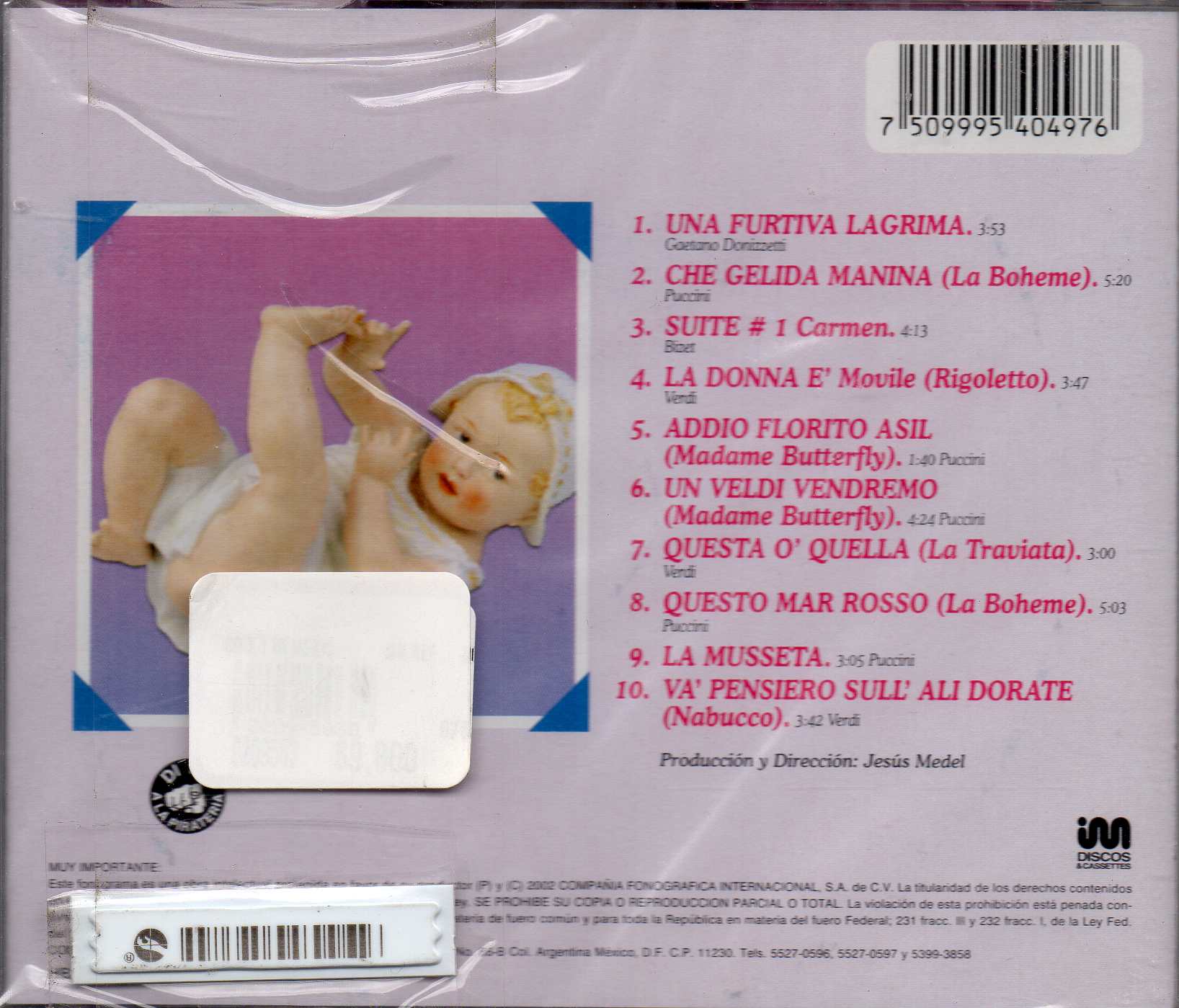 CD Música Para Bebes - Óperas