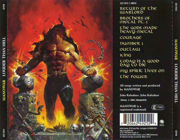 CD Manowar – Louder Than Hell