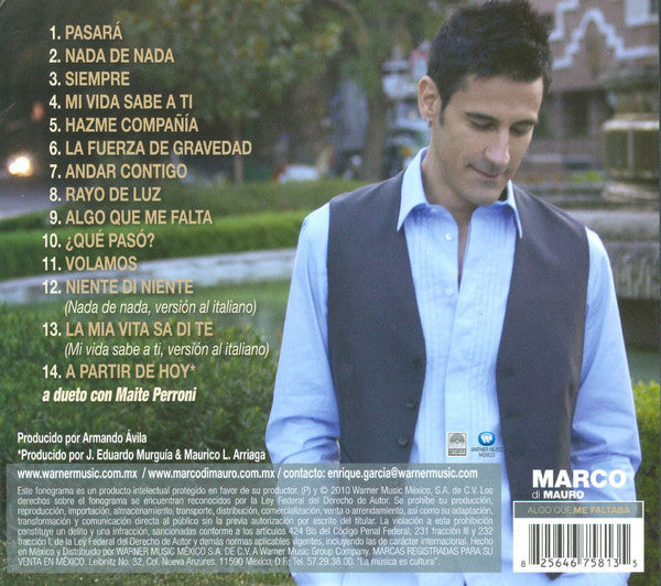 CD Marco Di Mauro – Algo Que Me Faltaba