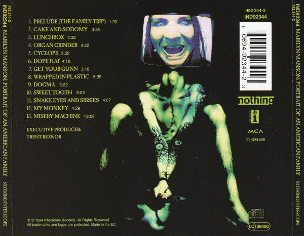 CD Marilyn Manson – Portrait Of An American Family