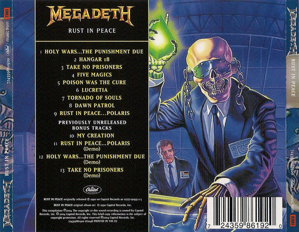 CD Megadeth – Rust In Peace