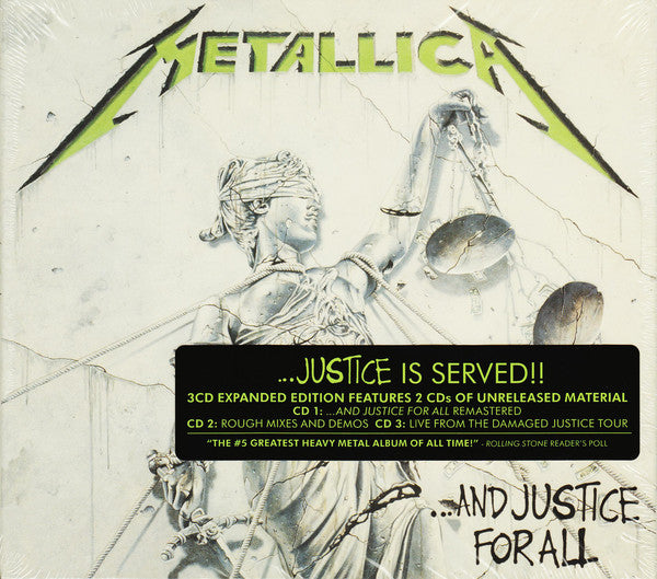 CD x 3 Metallica · ...And Justice For All