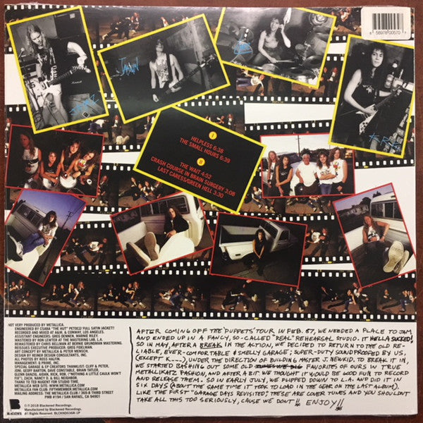 LP Metallica – The $5.98 E.P. - Garage Days Re-Revisited