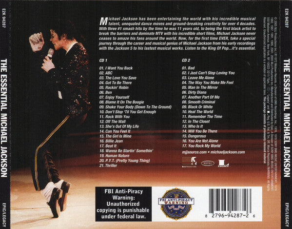 CDX2 Michael Jackson – The Essential Michael Jackson