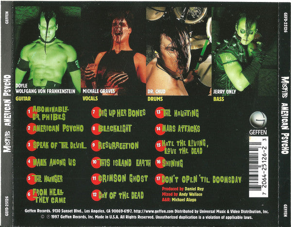 CD Misfits – American Psycho