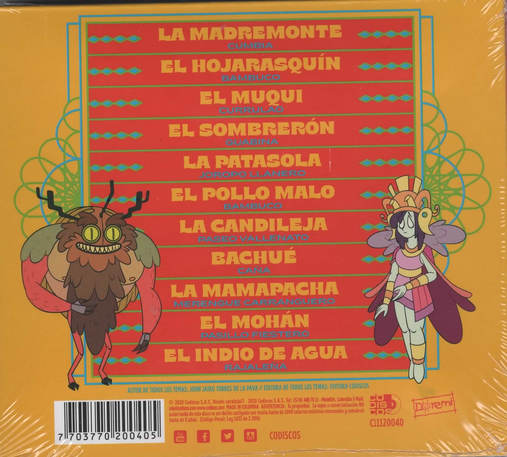 CD Mitos Leyendas Mundo Canticuentos - Jhon Jairo Torres