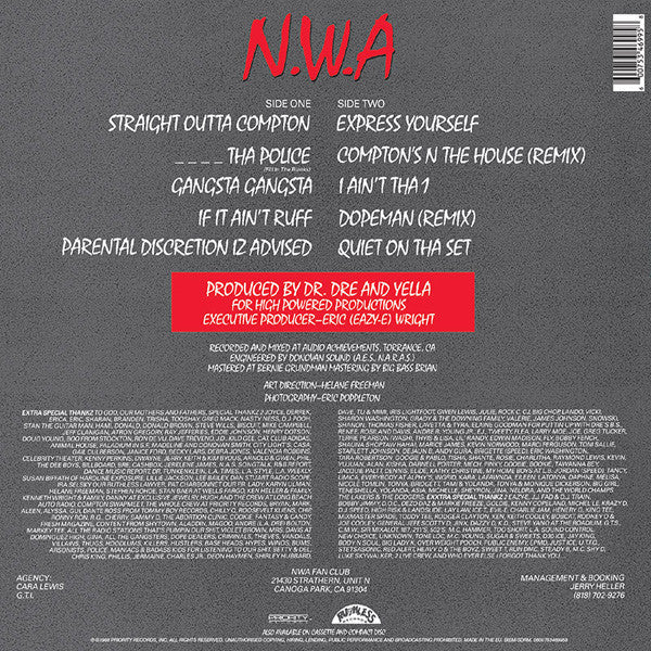 LP N.W.A – Straight Outta Compton