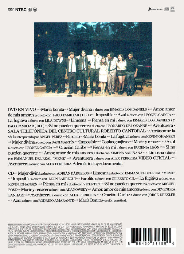 DVD + CD Natalia Lafourcade – Mujer Divina - Homenaje A Agustín Lara