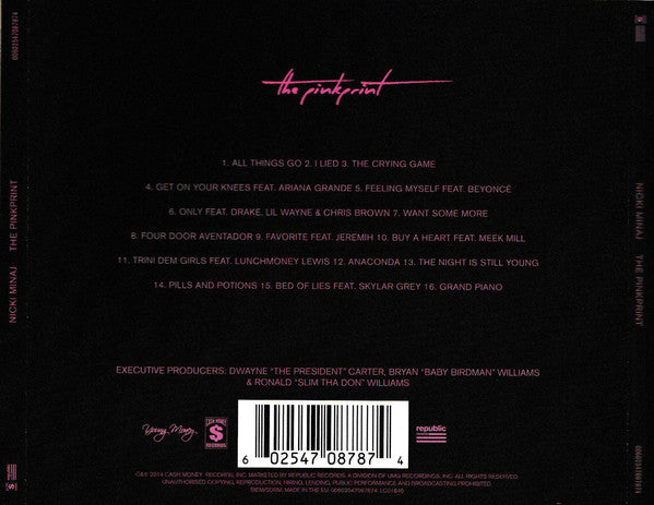 CD Nicki Minaj – The Pinkprint