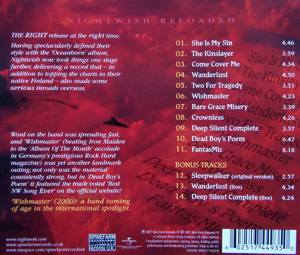 CD Nightwish – Wishmaster