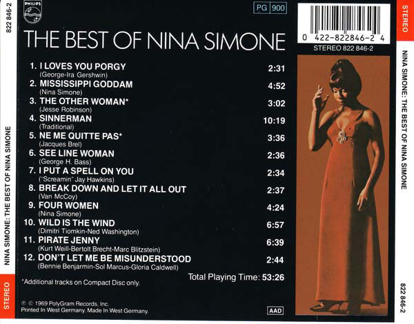 CD Nina Simone – The Best Of Nina Simone