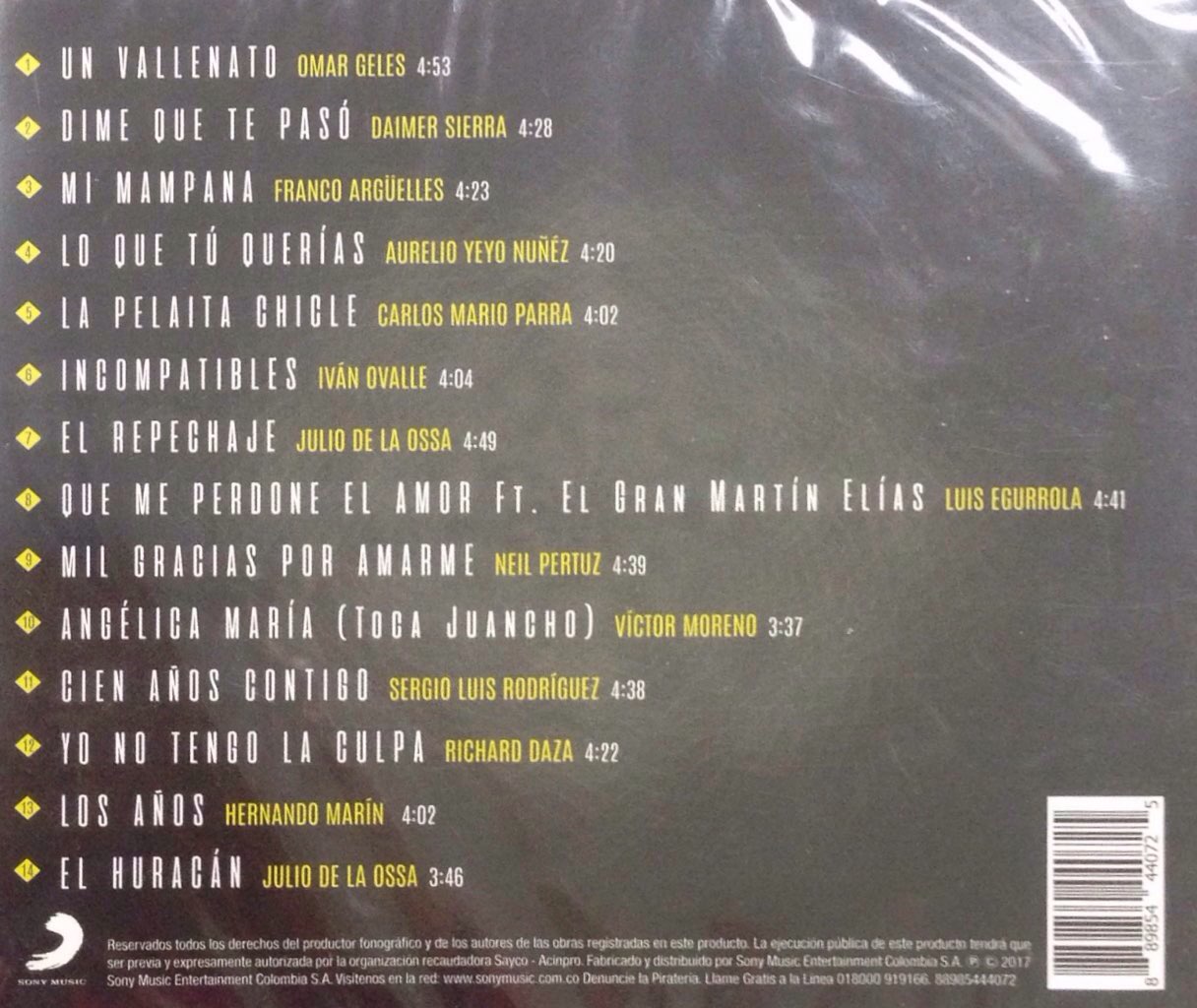 CD Peter Manjarrés Y Juancho De La Espriella - Lo Que Tu Querías Un Vallenato