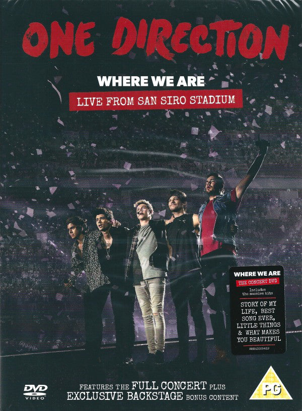 DVD One Direction – Where We Are (Live From San Siro Stadium)