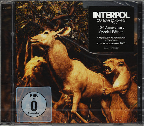 CD + DVD Interpol · Our Love To Admire