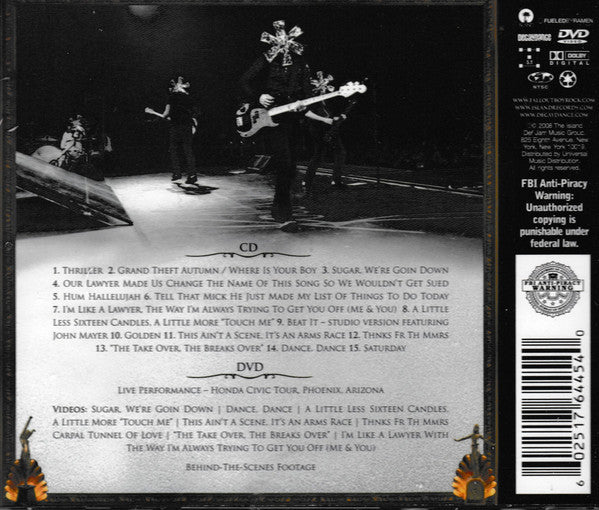 FALL OUT BOY – * * * * LIVE IN PHOENIX / DVD