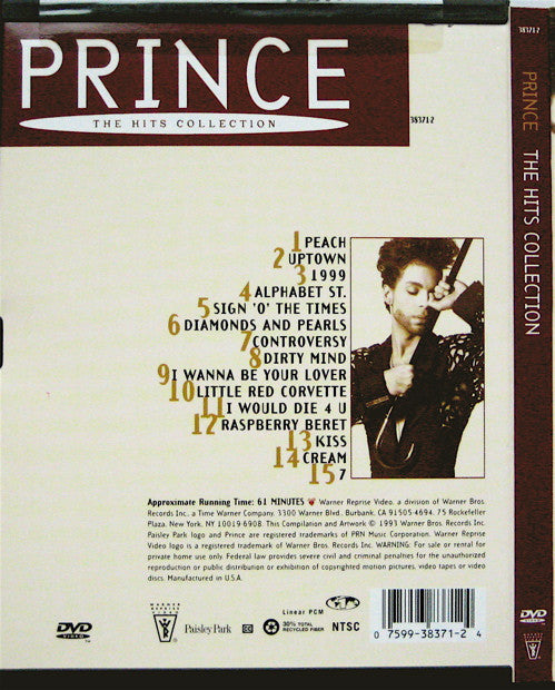PRINCE – THE HITS COLLECTION / DVD
