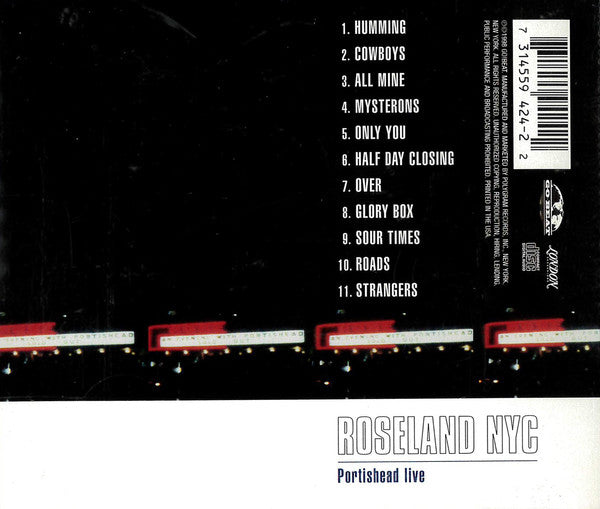 CD Portishead – Roseland NYC Live