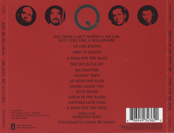 CD Queens Of The Stone Age – Songs For The Deaf