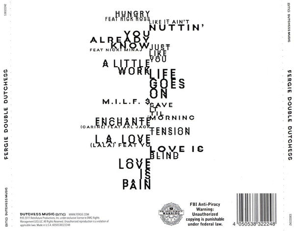 CD Fergie – Double Dutchess