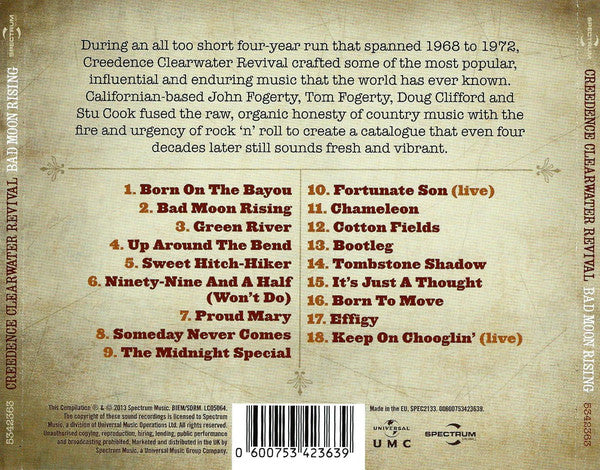 CD Creedence Clearwater Revival – Bad Moon Rising