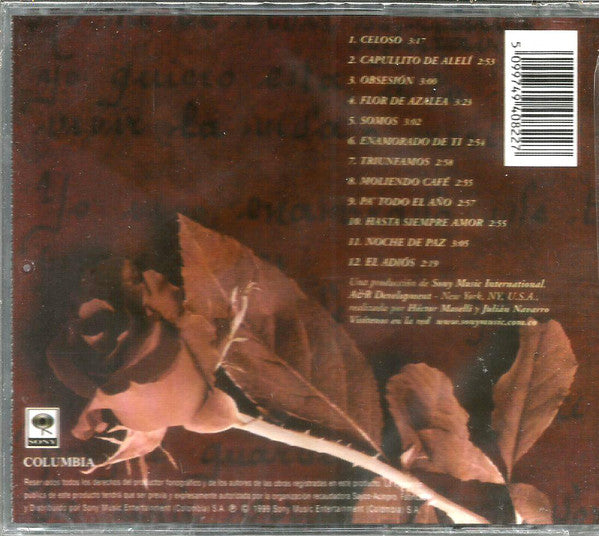 CD José Luis Rodríguez Con Los Panchos – Inolvidable II - Enamorado De Ti