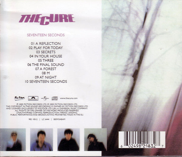 CD The Cure ‎– Seventeen Seconds