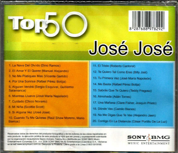 CD Jose Jose - Top 50