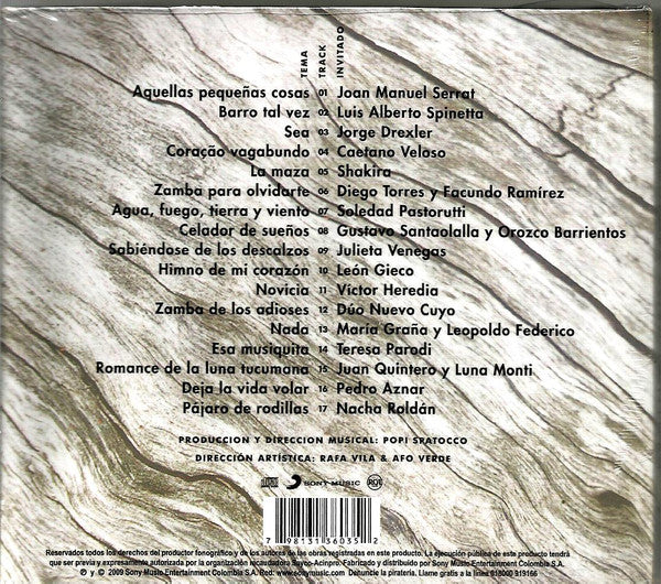 CD Mercedes Sosa – Cantora 1