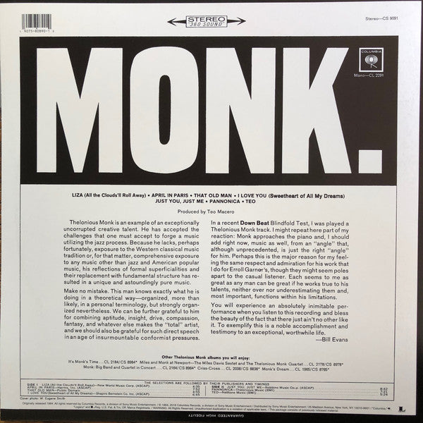 LP Monk – Monk